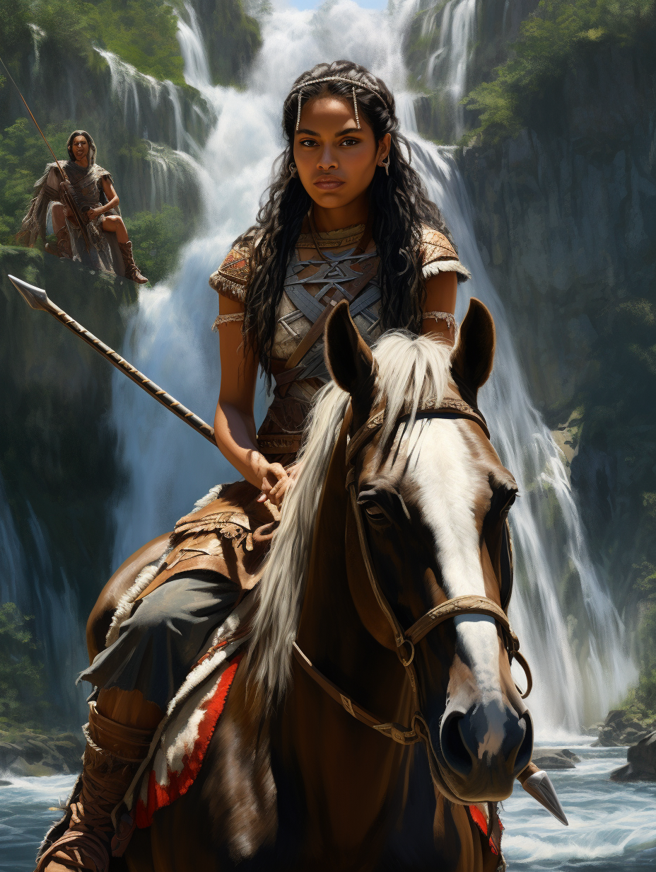 Laura_Assis_reddish-skinned_Indian_boy_on_horseback_with_bow_an_d6a00e3a-487e-4ebe-b70e-62caf654e571